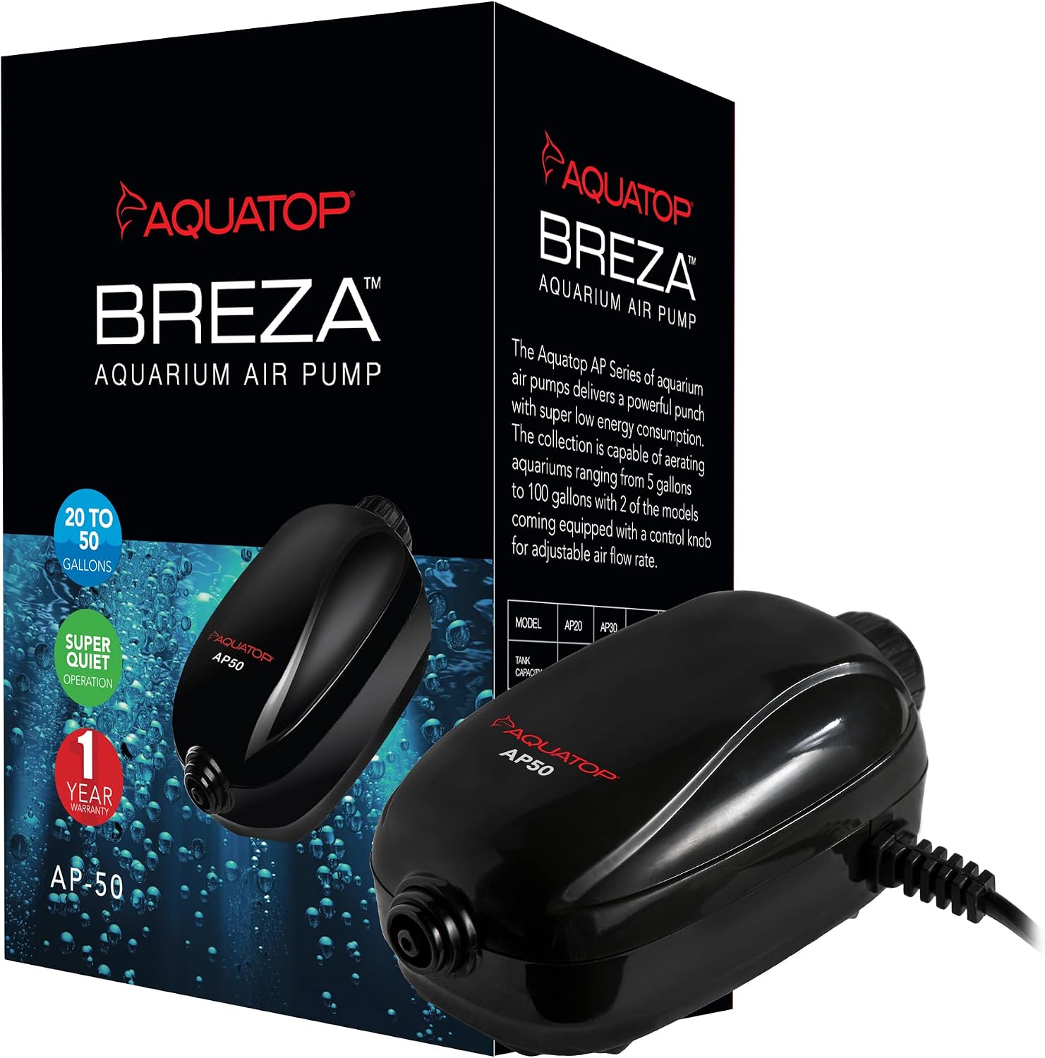 Aquatop Breza Aquarium Air Pump