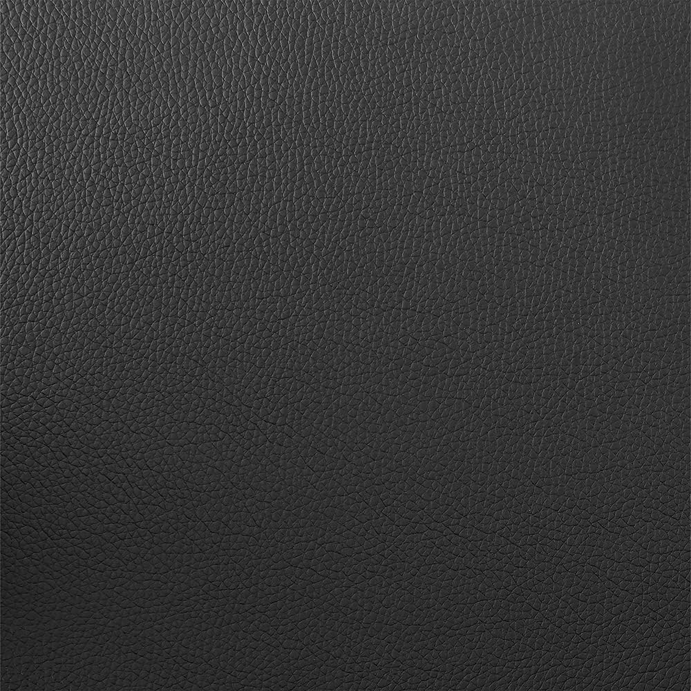 Armen Living Cassie Dining Chair in Black Faux Leather and Walnut Wood Finish 20D x 21W x 31H in