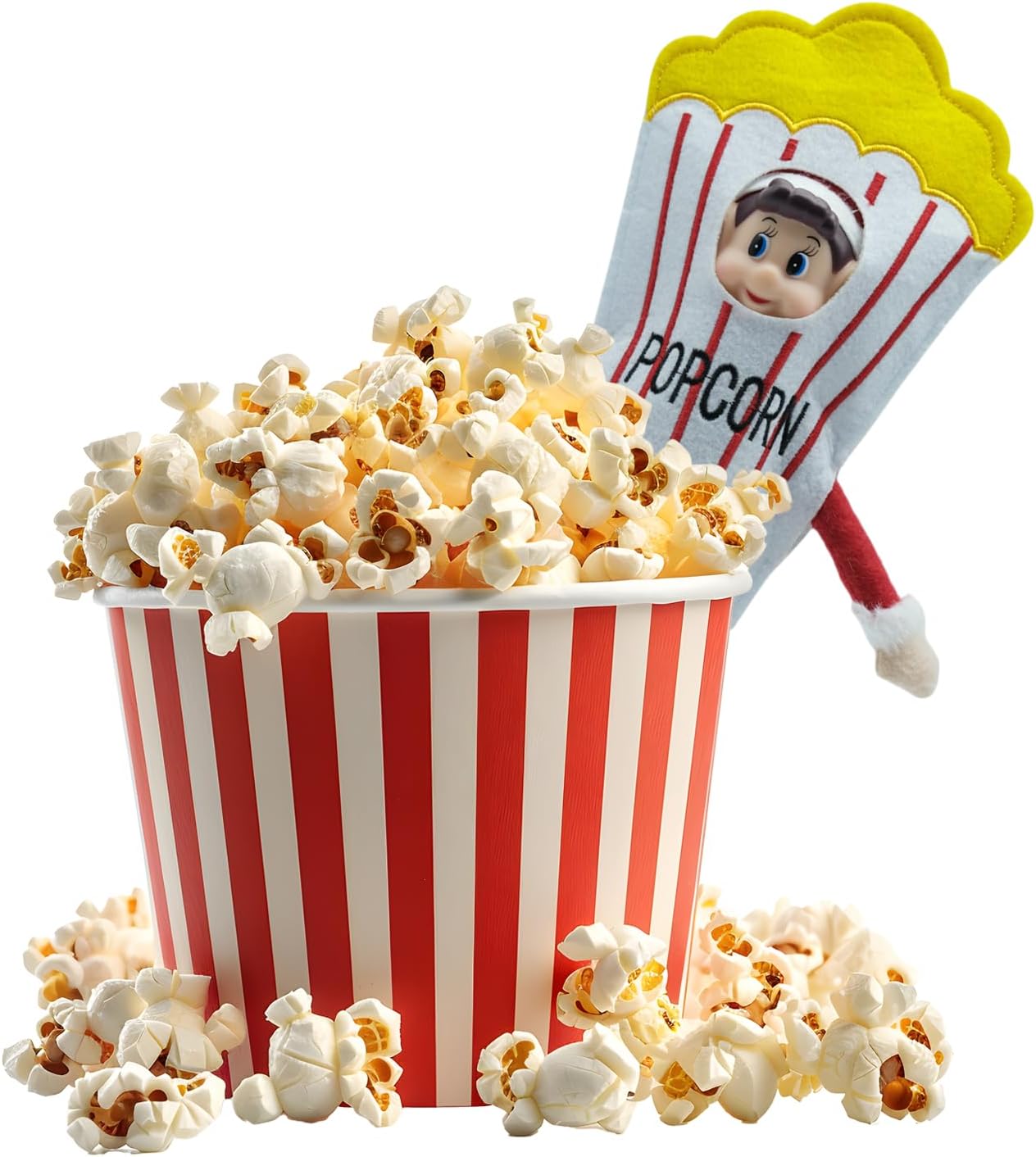 LovelfStory Christmas Sweet Popcorn Elf Doll Accessories Clothes