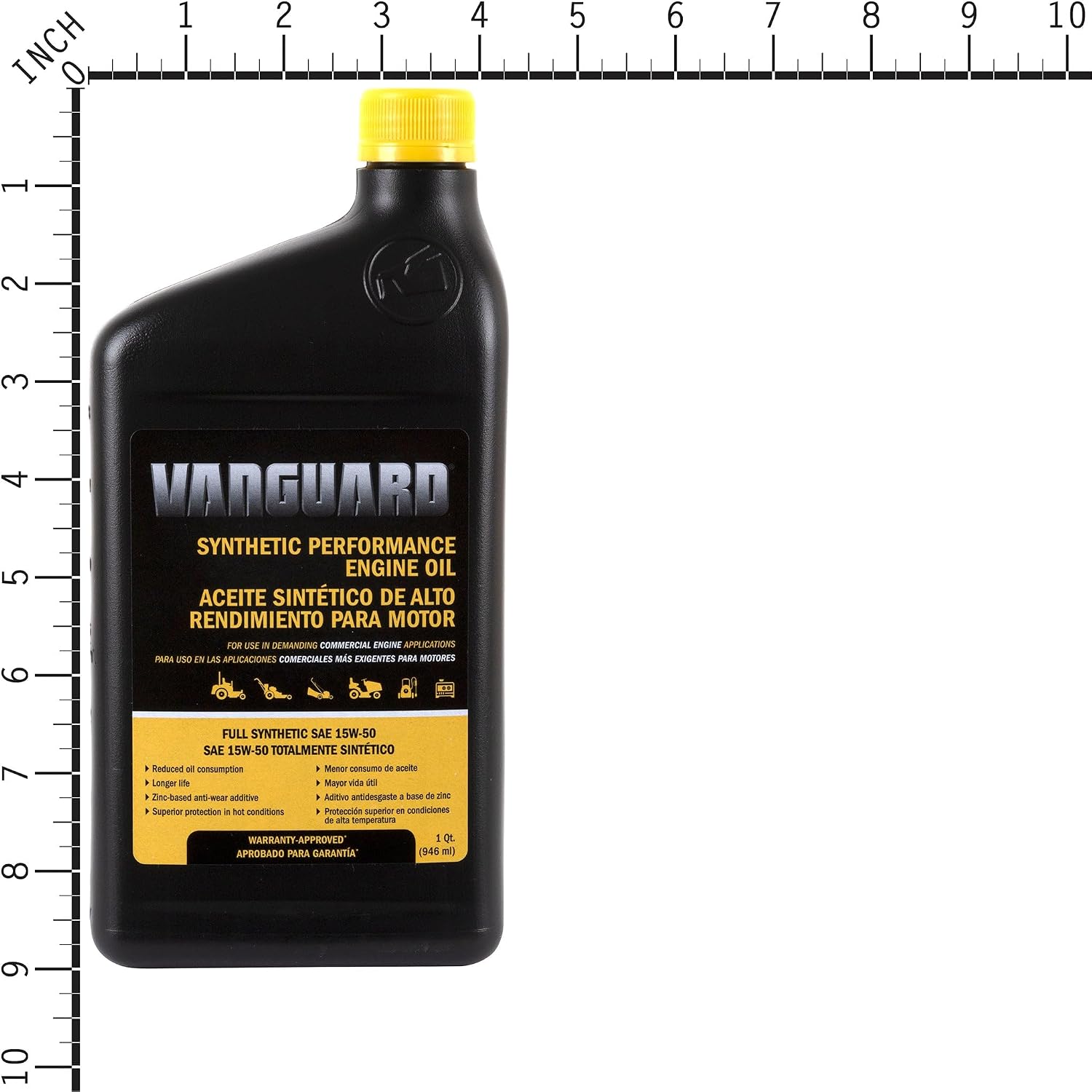 Briggs & Stratton Vanguard 15W-50 Heavy Duty Synthetic Oil Quart #100169