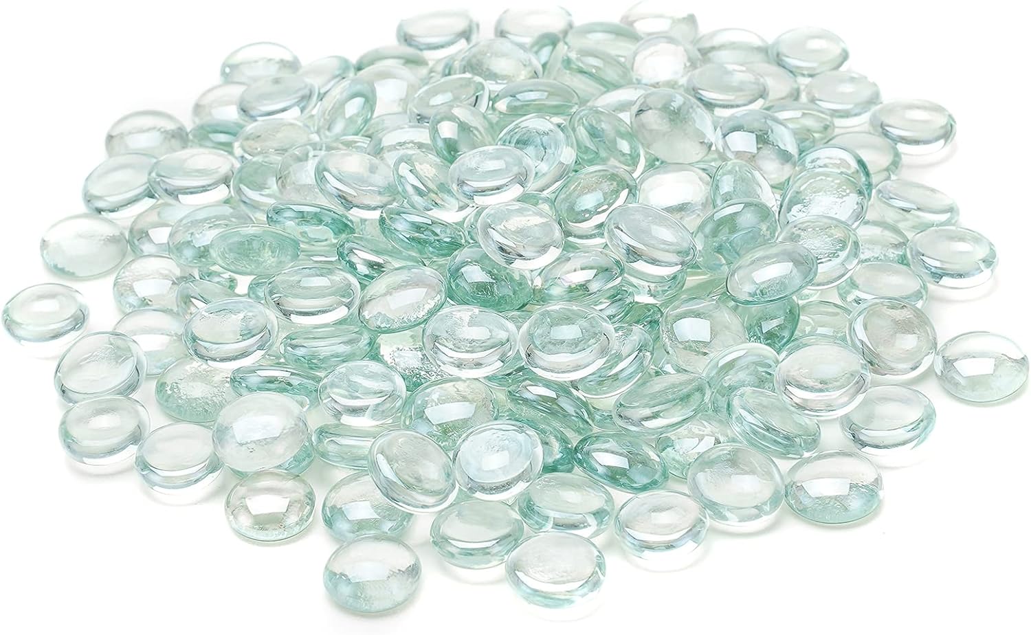 Skyflame 10-Pound Fire Glass Beads for Fire Pit Fireplace, Onyx Black