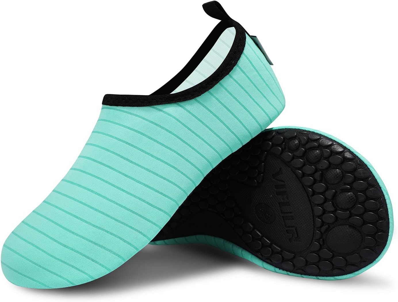 VIFUUR Water Shoes for Men Women Barefoot Quick Dry Aqua Socks Slip On | Lightweight, Breathable Upper, Flexible Sole, Drainage Design, Easy Slip-On Fit for Water Activities