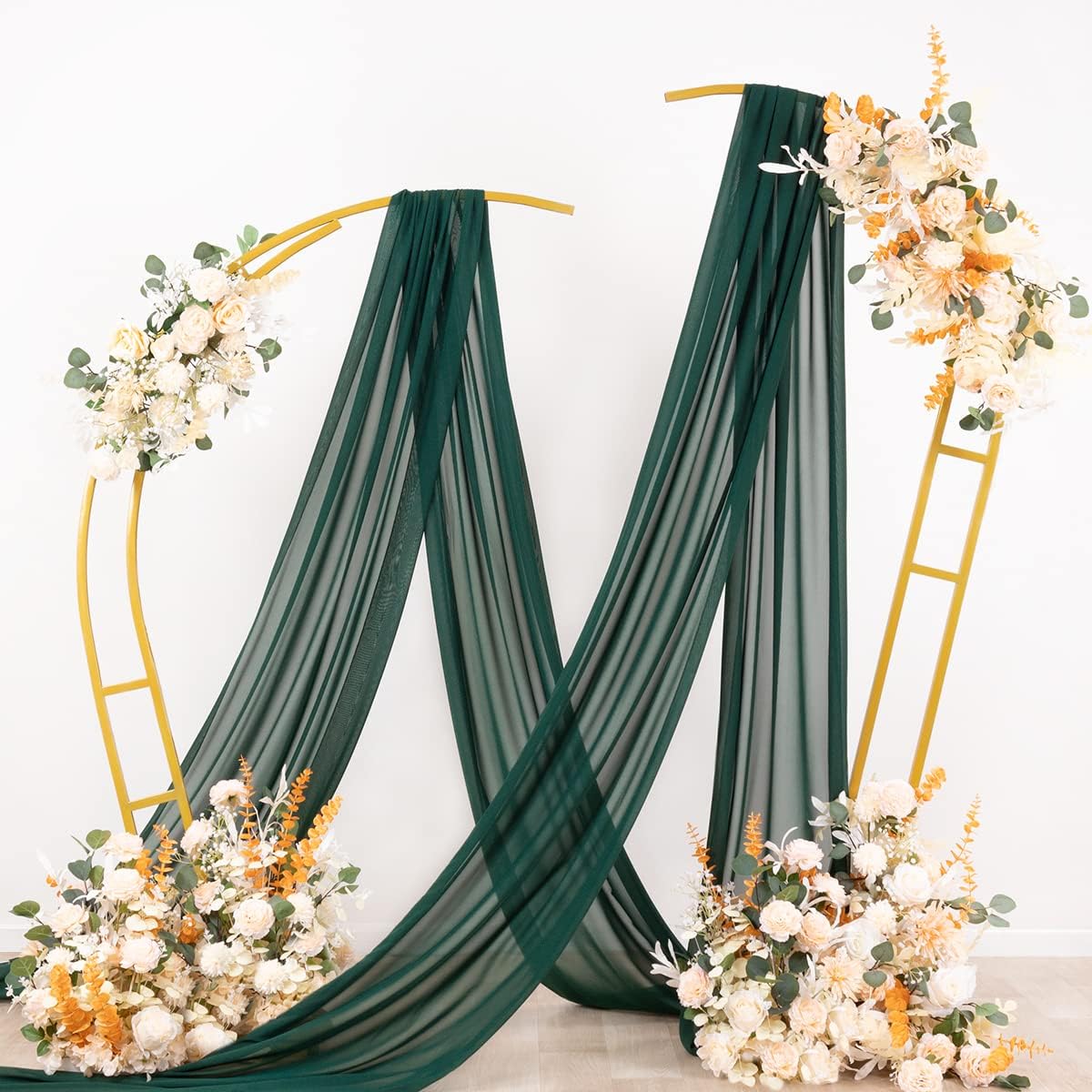 Wedding Arch Draping Fabric Sheer Chiffon Curtain Drape Wedding Party Decor