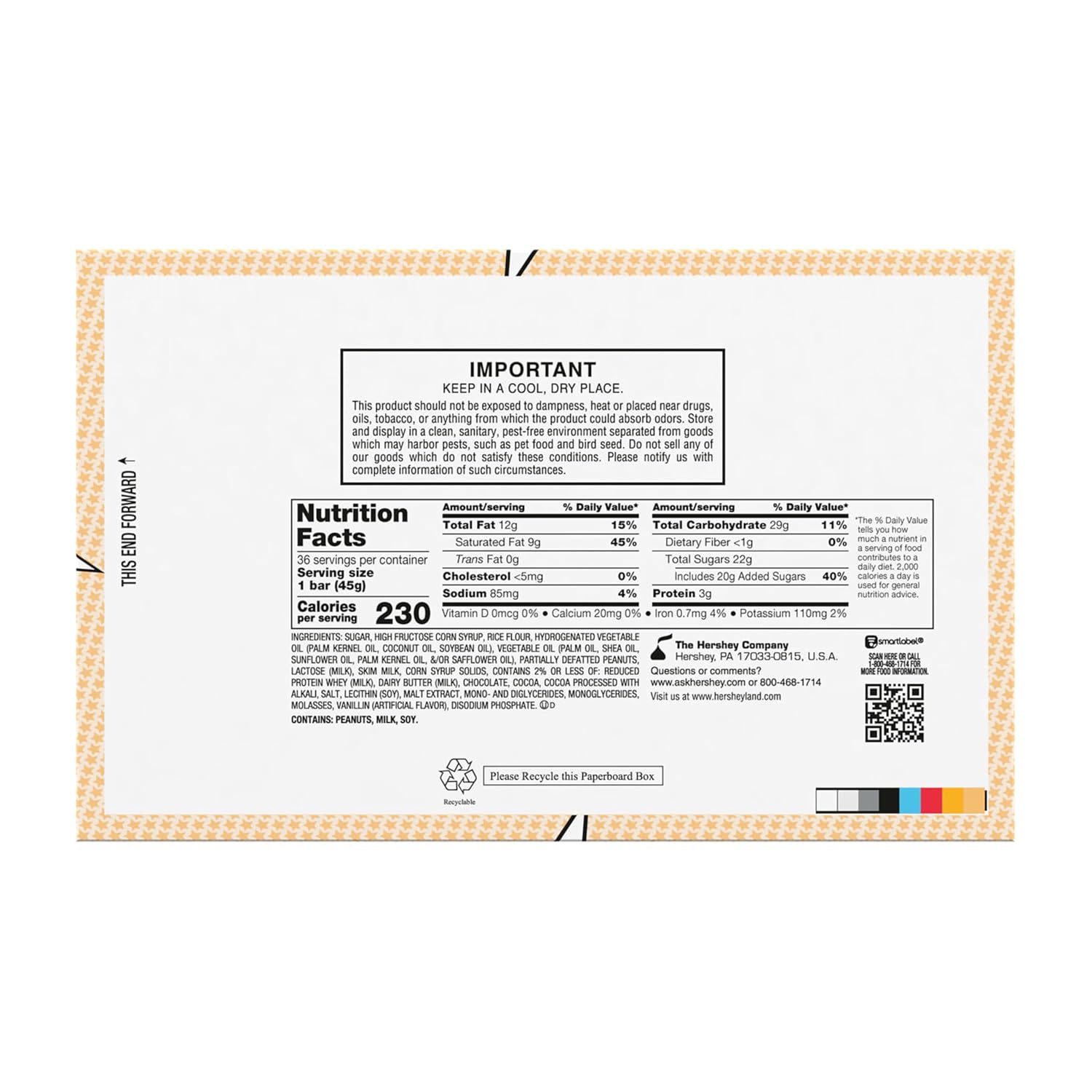 WHATCHAMACALLIT Chocolate Caramel Peanut Crisps Candy Bars, 1.6 oz, 36 Ct | Chocolate, caramel and peanut flavored crisps in bulk bars for candy bowls