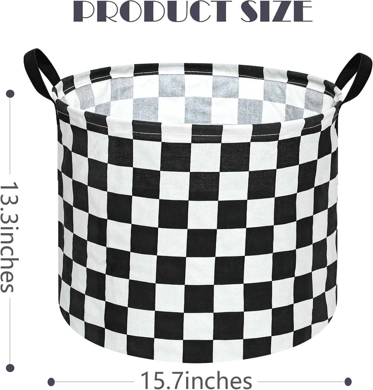 MAIZMZ Kids Hamper Storage Basket Nursery Bins Baby Gift Toy Organizer Box Laundry Basket Large Canvas Collapsible Chest for