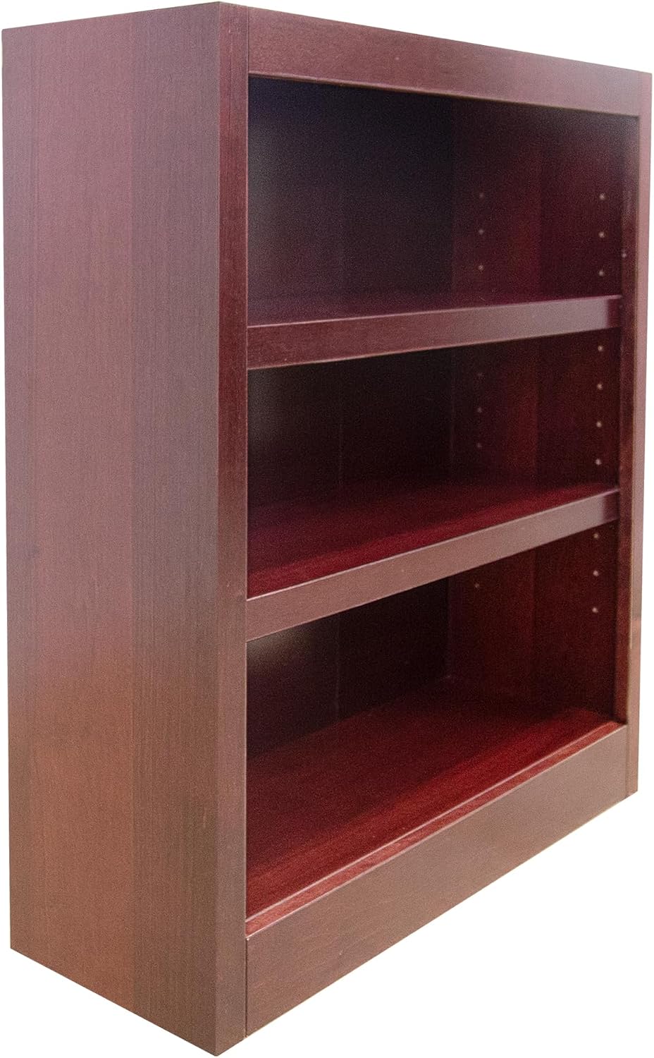 Concepts In Wood Midas Three Shelf Bookcase 36" H Cherry Finish
