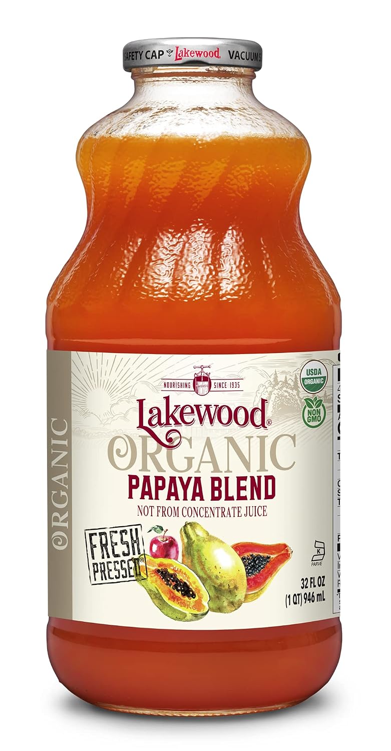 Lakewood Organic Pure Cranberry, Fresh Pressed, 32 Fl Oz (Pack of 6)