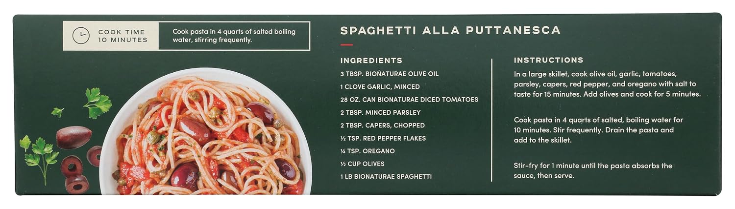 Bionaturae Elbow Pasta Noodles - Gluten Free Pasta Organic, Rice & Lentil Pasta, Kosher Certified, High Protein, Non-GMO Verified, USDA Certified, Gluten Free Pastas, Crafted in Italy - 12 Oz, 3 Pack