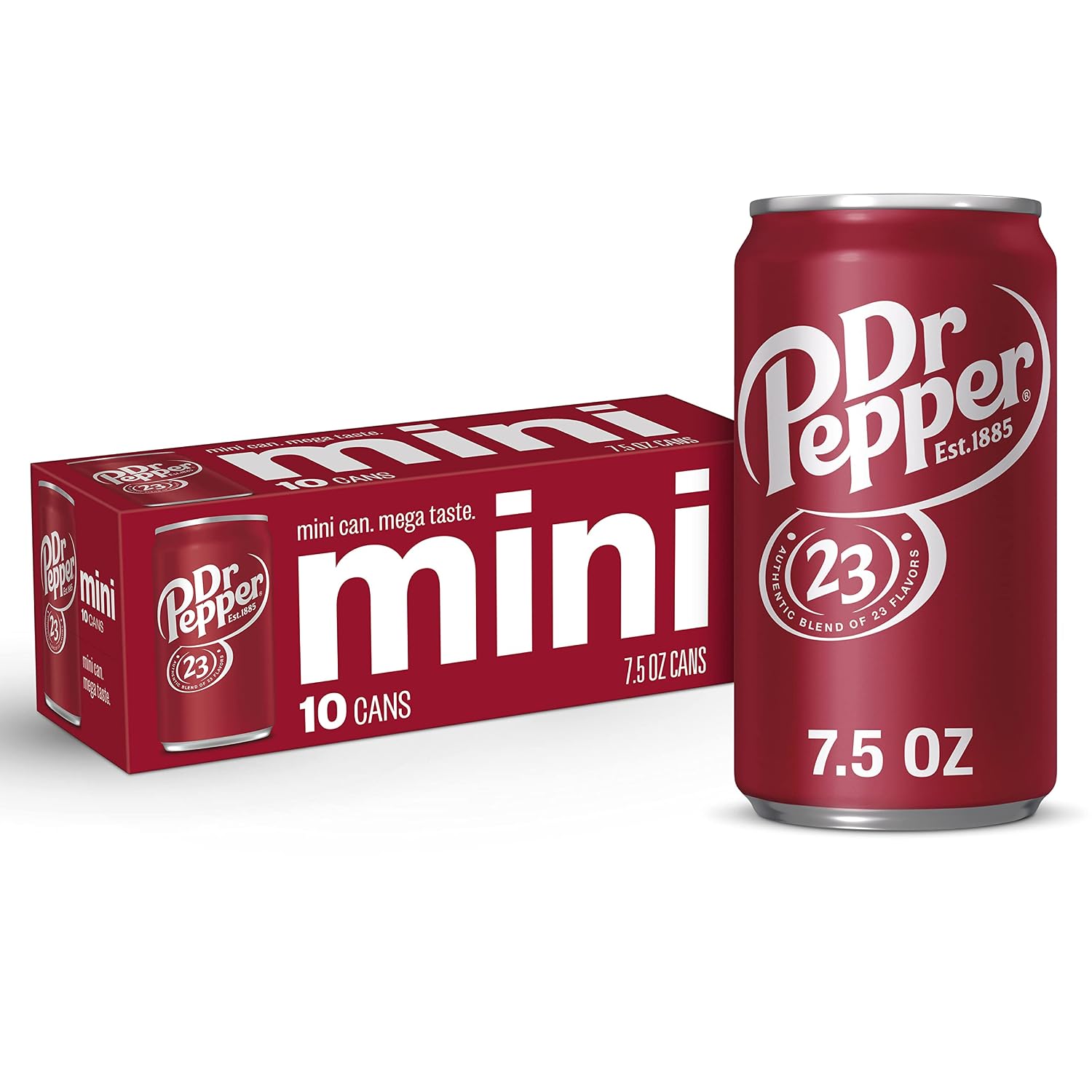 DR PEPPER - MINI CANS, 7.5 OZ, 10 PK