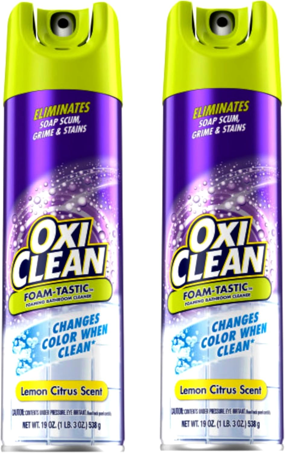 Kaboom with OxiClean Foam-Tastic - Citrus - 19 oz - 2 pk