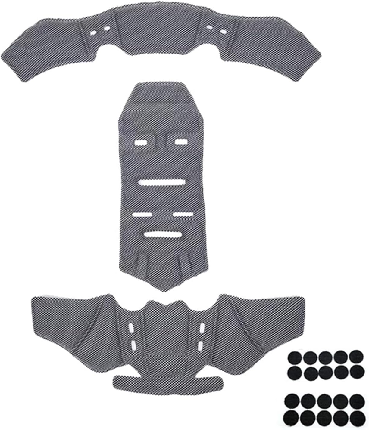 Motorcycle Helmet Liner for HJC CS-R3 2010-2014, Removable & Breathable Helmet Protection Liner Pad, Washable Interior Padding Replacement, Easy Installation,A Gray