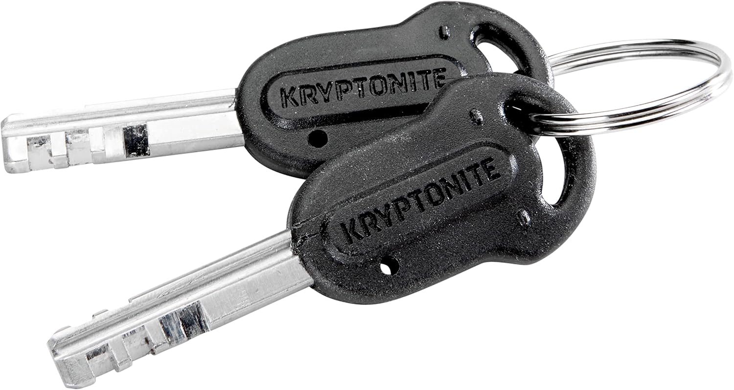 Kryptonite Motorcycle Alarm Disc Lock, 120dB Anti-Theft Brake Pin Lock