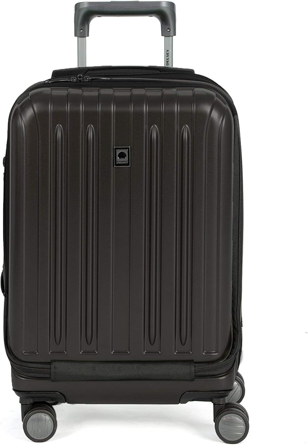 DELSEY PARIS Titanium Hardside Expandable Luggage with Spinner Wheels Carry-On Luggage, Graphite, Carry-On 19 Inch