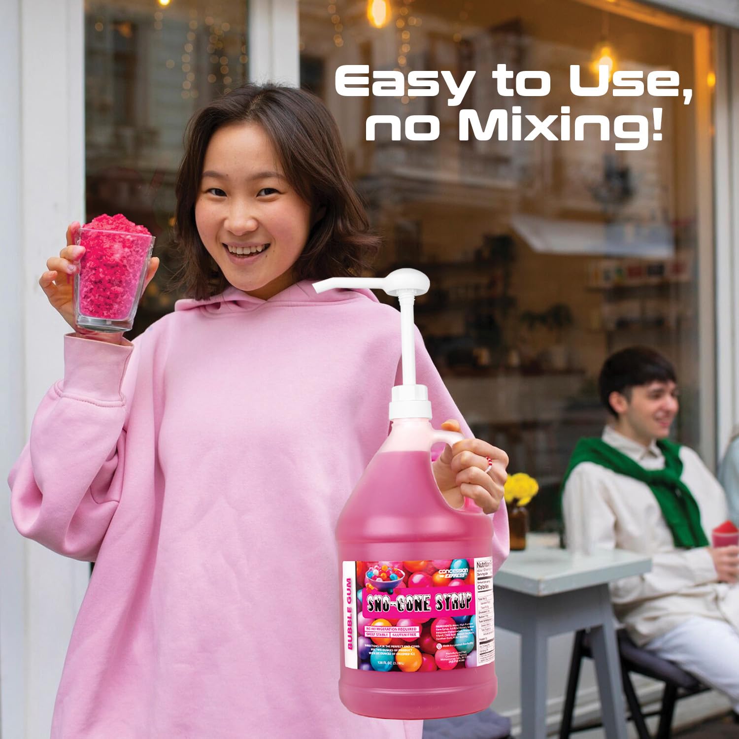 Mix & Match Sno-Cone Syrup with Pumps Loads Of Flavors (Four Gallons)