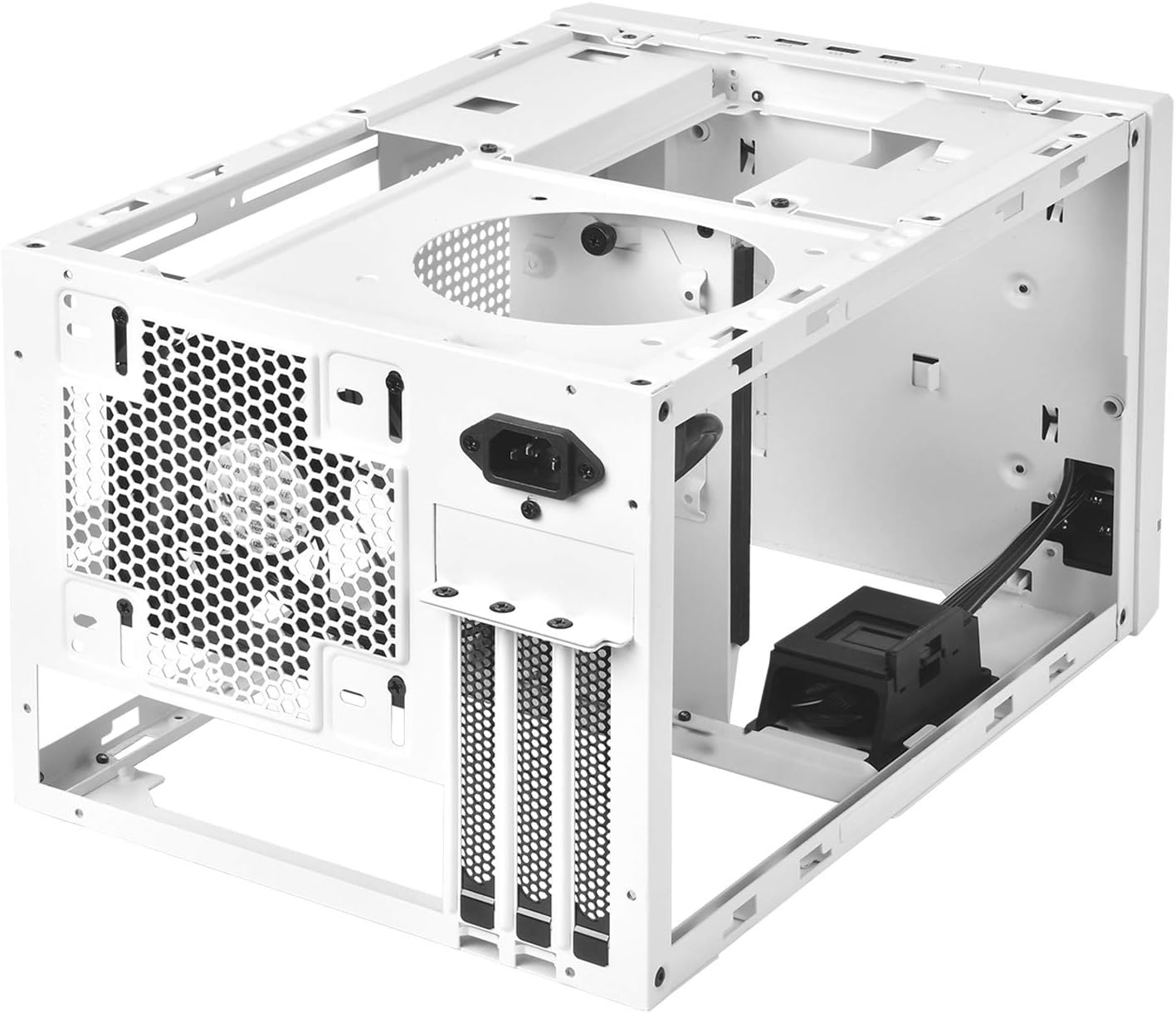 Silverstone Technology SUGO 14, SG14, Black, Mini-ITX Cube Chassis, Supports 3 Slot Full Length GPUs/ATX PSU / 240mm AIO, 4 Removable Panels