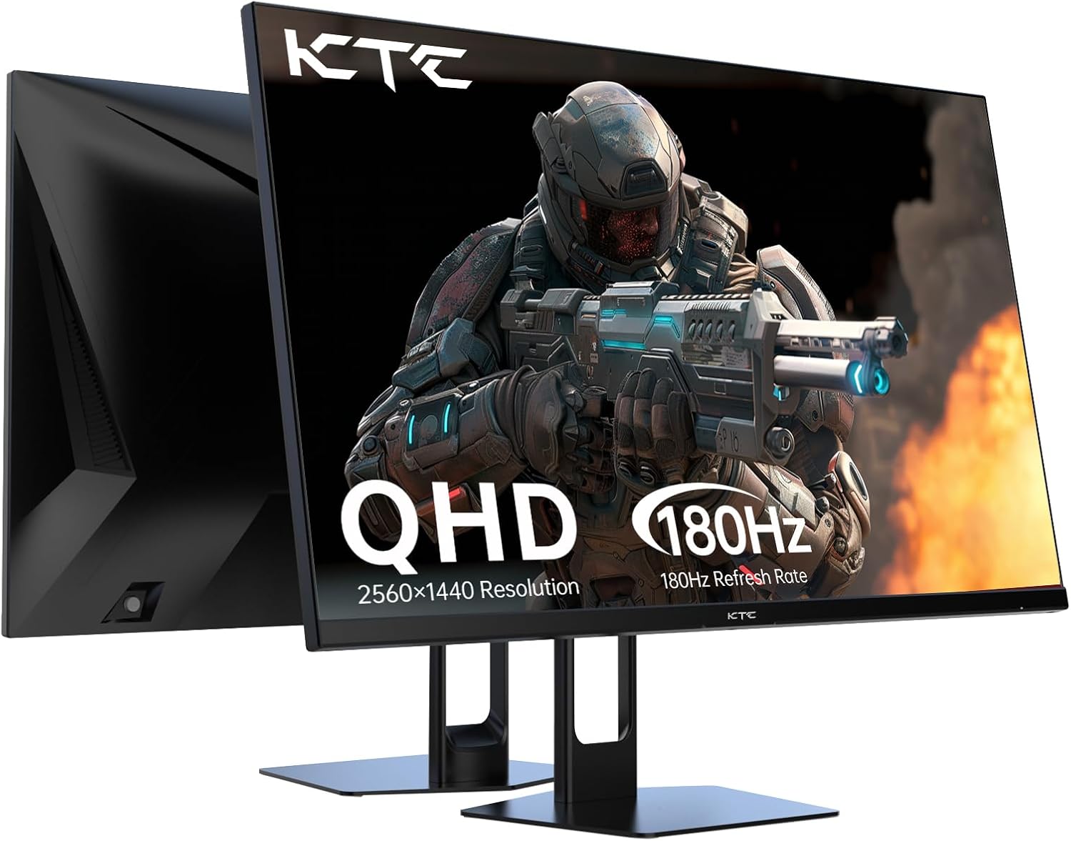 KTC 24.5 Inch Gaming Monitor, 180Hz OC 200Hz Monitor FHD, Fast IPS, H25T7 | 1080P Monitors 1ms, 128% sRGB HDR10, Adaptive Sync, HDMI DP, VESA Tilt Adjustable for Xbox PS5 Switch, HDMI Cable Inc.