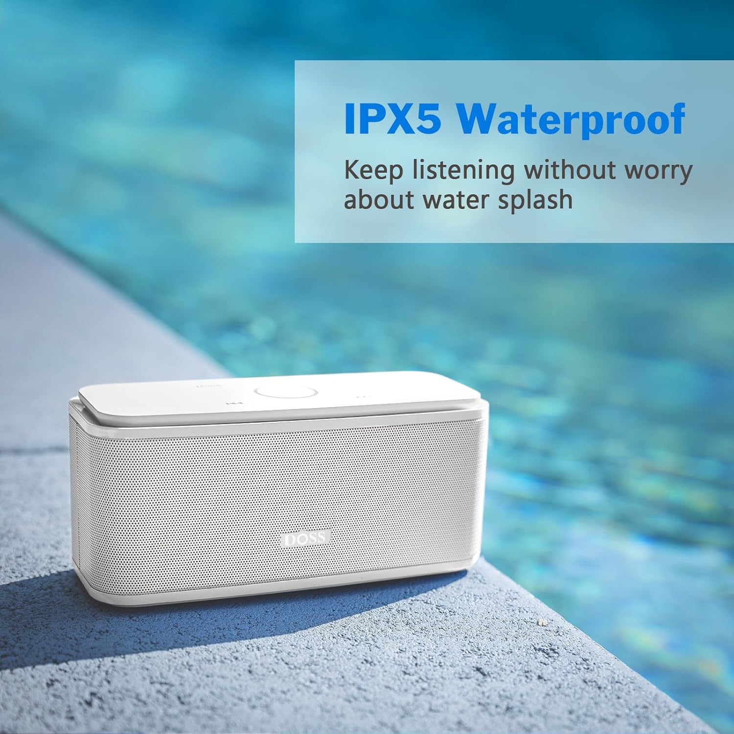 DOSS SoundBox Touch Wireless Bluetooth Speaker-12W HD Sound with Rich Bass