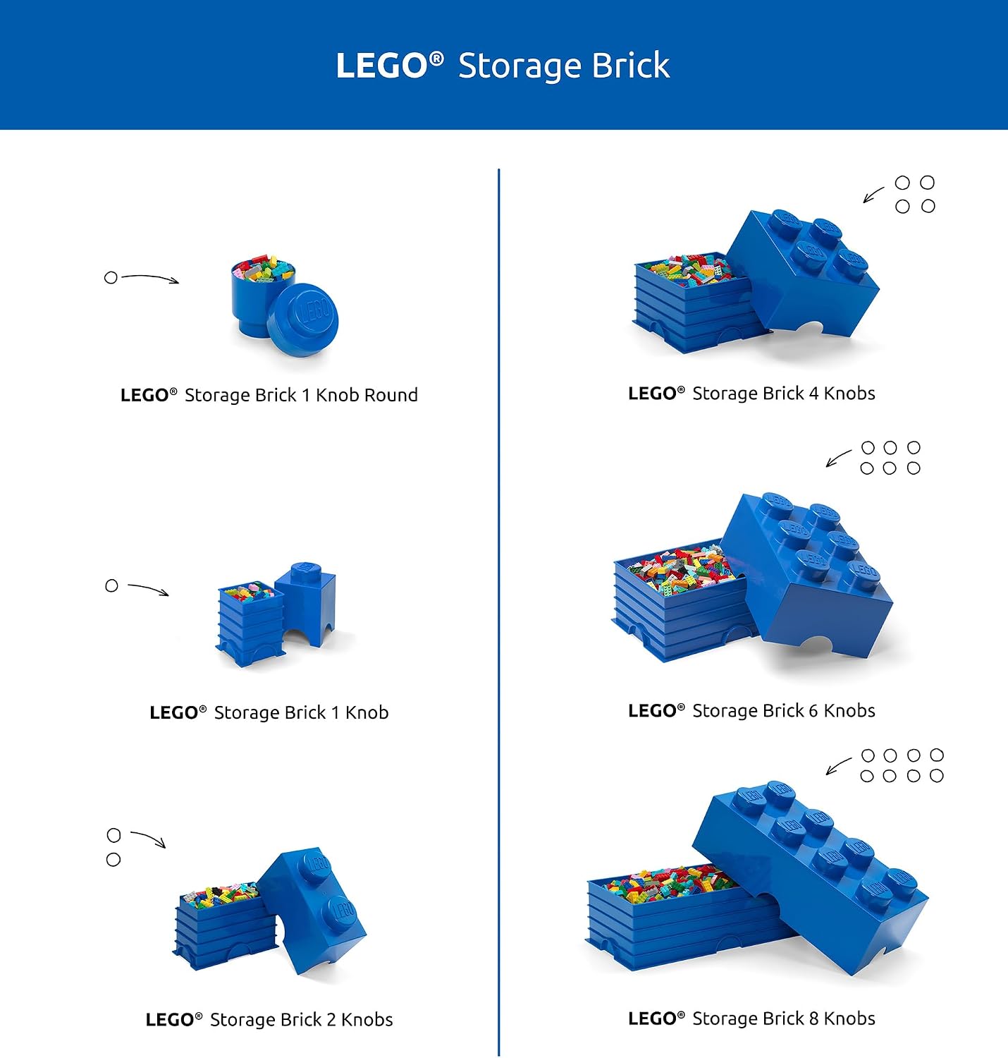 Room Copenhagen LEGO Storage Brick Drawer 4, 9-3/4 x 9-3/4 x 7-1/8 Inches, Bright Yellow (4003) | Stackable Storage Box Storage with Lid Toy Organization Home Decor Office Kids Room