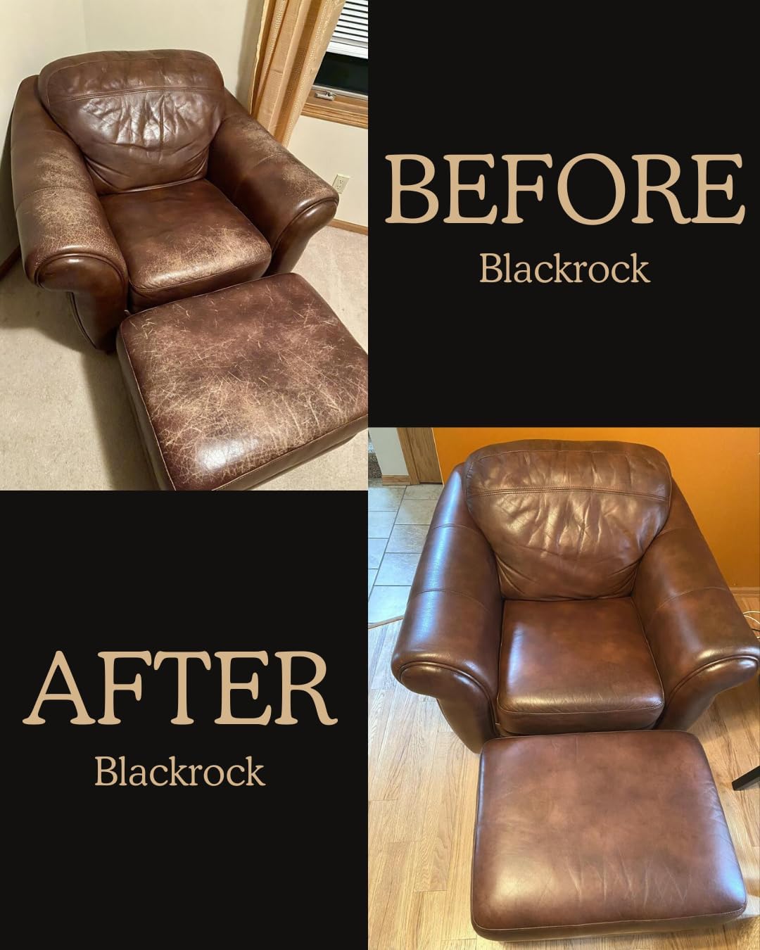 Blackrock LEATHER N RICH - Quality leather cleaner and conditioner, Made in the USA since 1976 - Leather care for boots, saddles, car interiors