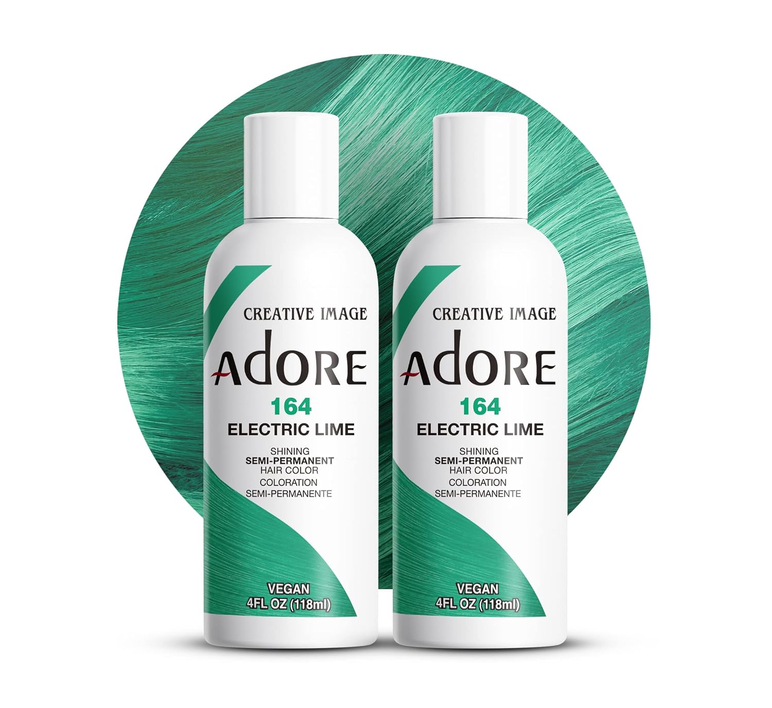 Adore Semi Permanent Hair Color, 107 Mocha, 4 Fl Oz | Vegan & Cruelty-Free Brown Hair Dye | No Ammonia, No Peroxide, No Alcohol