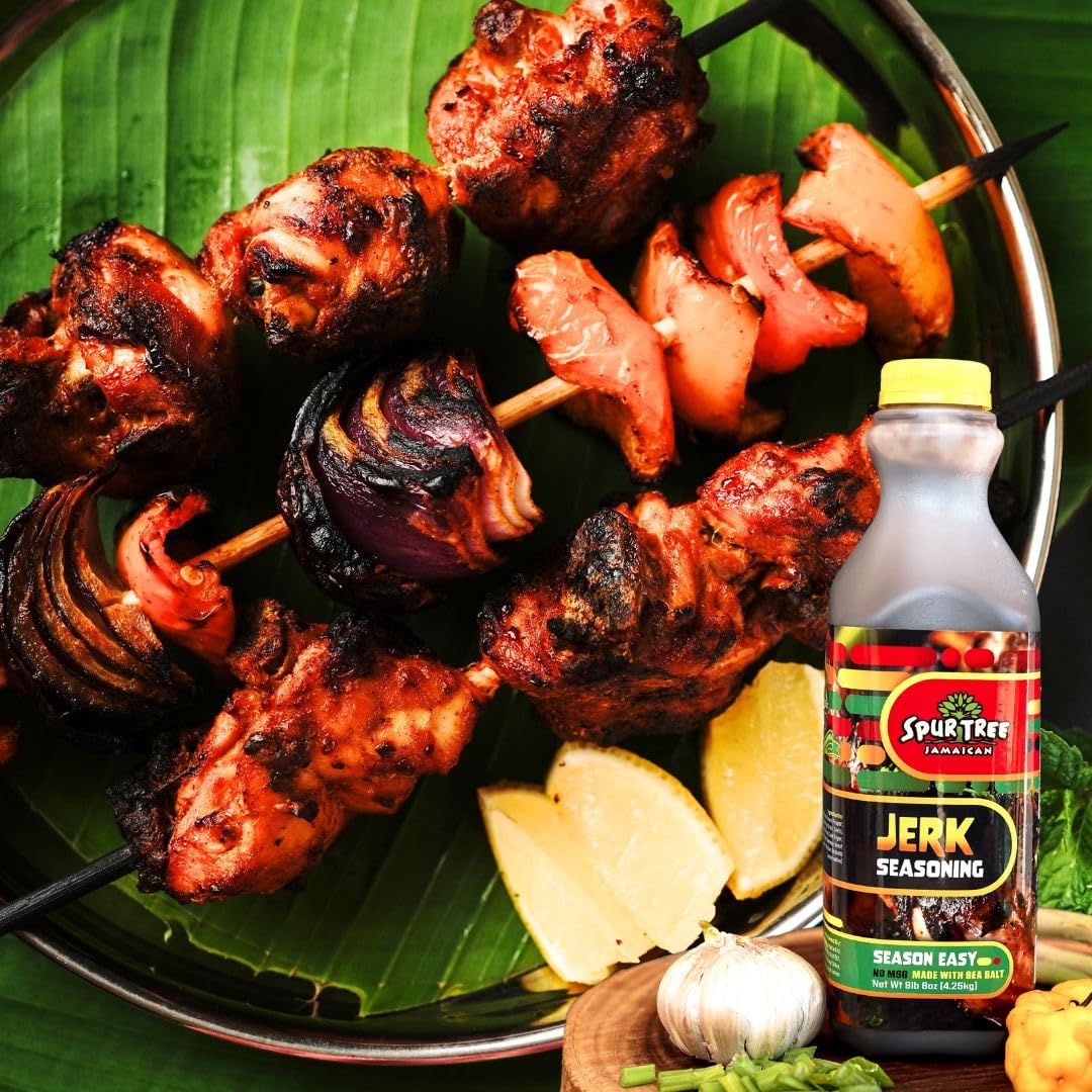 Spur Tree Jamaican Jerk Seasoning, 35 Oz | Authentic Caribbean, Jerk Sauce, All-Natural and Fresh Ingredients