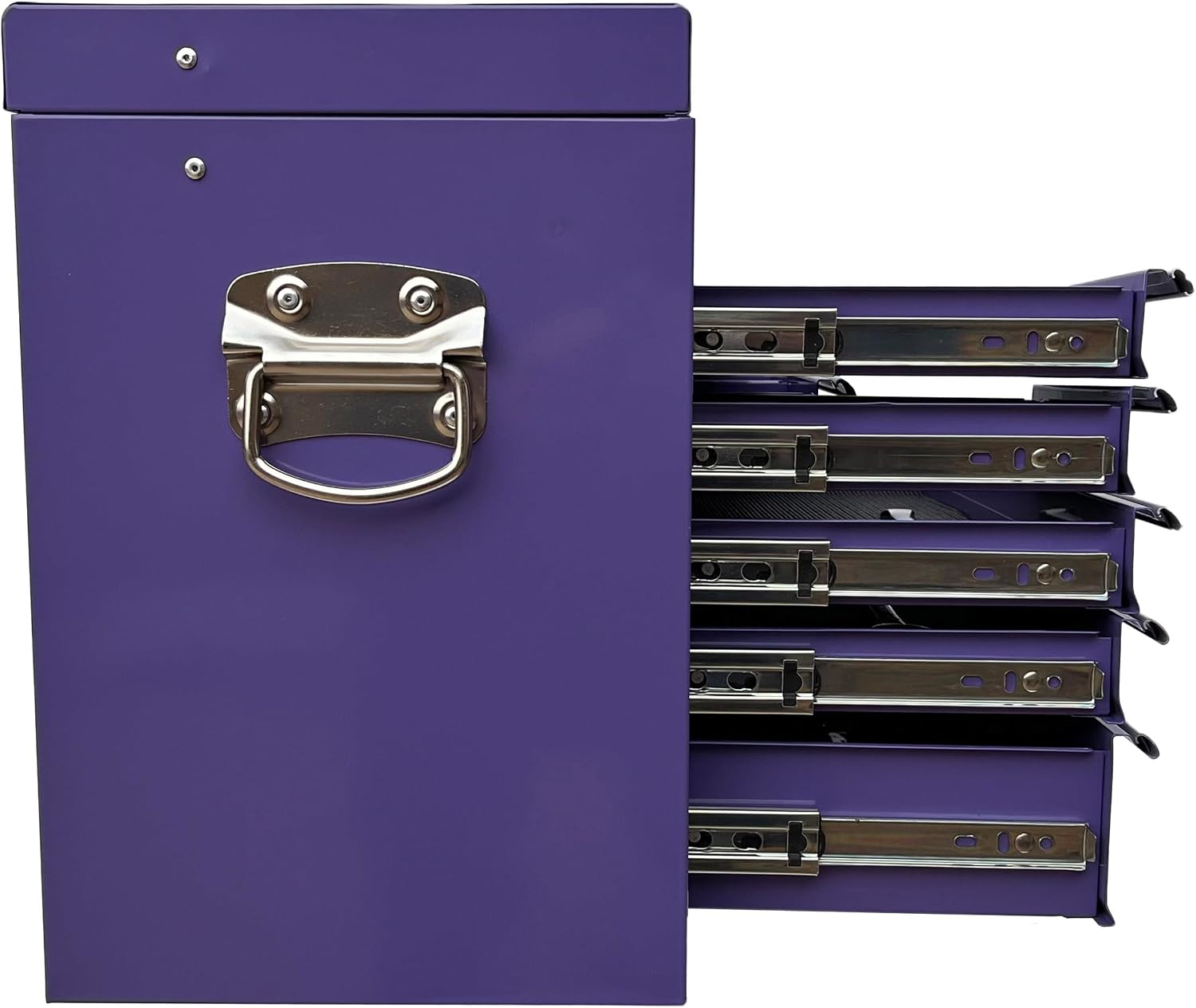 Workington Portable Metal Tool Chest with 9 Drawers, 24" 9-Drawer Tool Chest Cabinet with Ball Bearing Drawer Slides