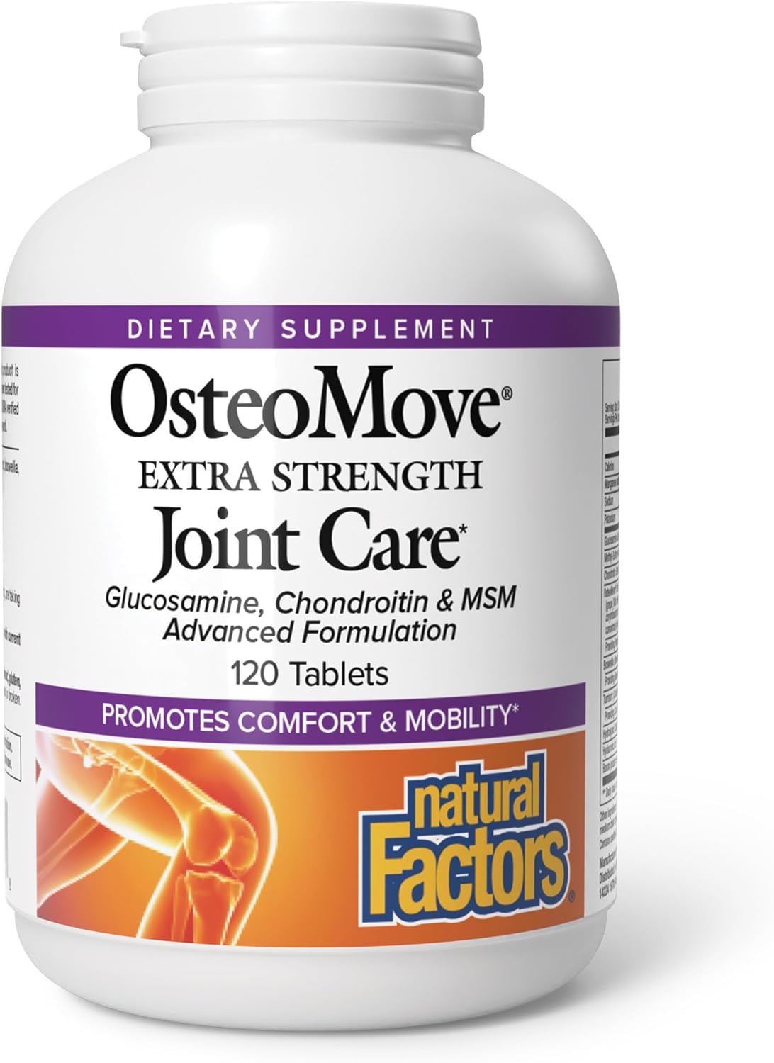 Natural Factors, OsteoMove Joint Care, Extra Strength Support for Joint and Bone Health, Non-GMO, 240 tablets (120 servings)