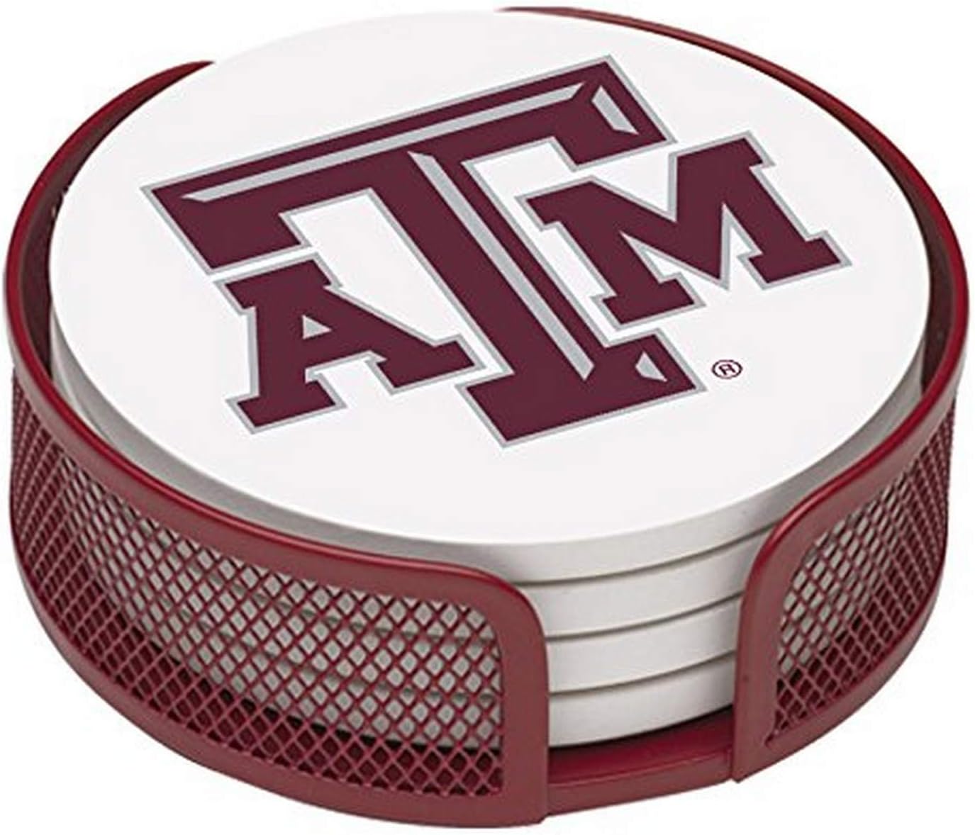 Thirstystone Stoneware Coaster Set, Texas AandM Pattern