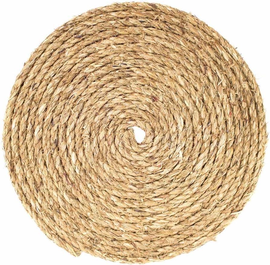 Twisted Manila Hemp Rope (1 Inch x 25 Feet)