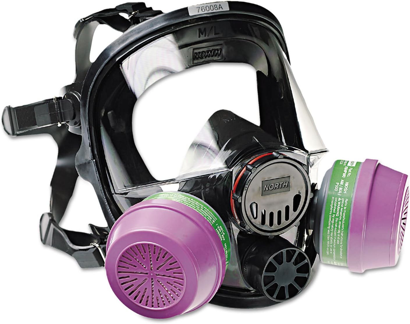 Miller Honeywell Safety Products 760008A Safety Products, 7600 Series Full Facepiece Respirator, Dual Cartridge, Medium/Large