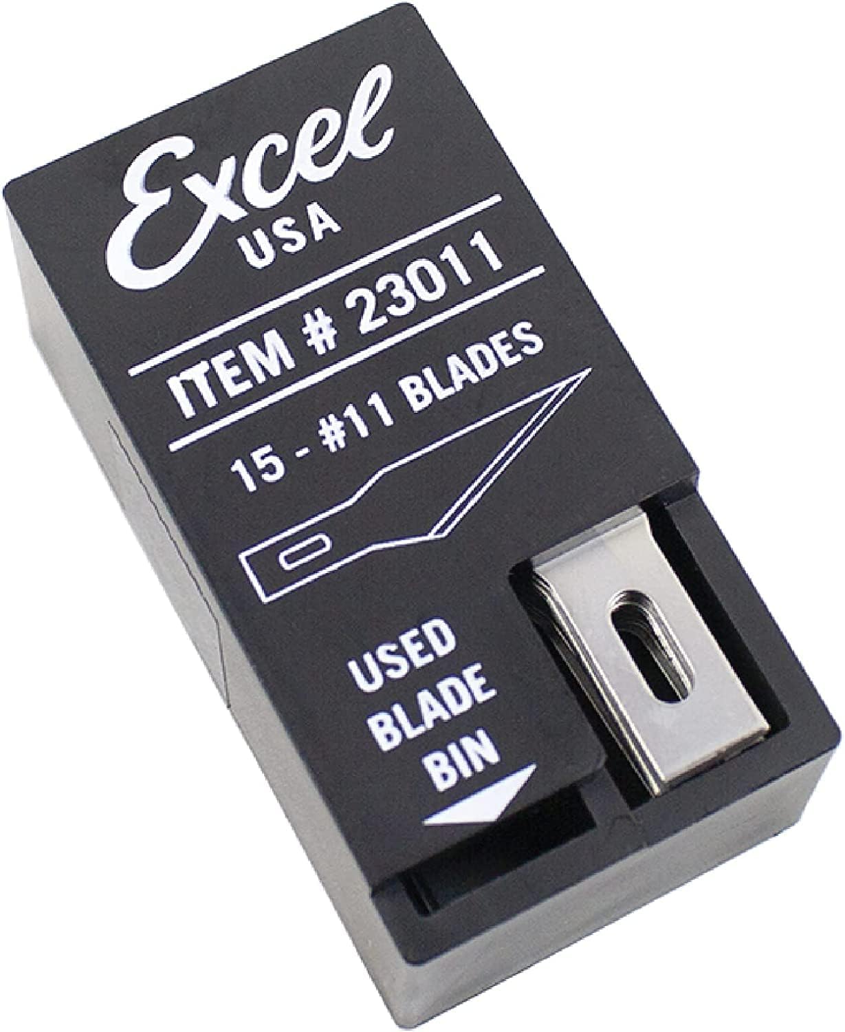 Excel Blades #11 15-Pack Craft Knife Replacement Blades With Dispenser