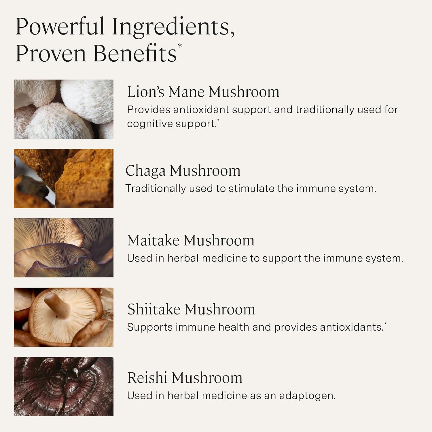 Stonehenge Health Dynamic Mushrooms® | Lions Mane+ Brain, Memory, Focus