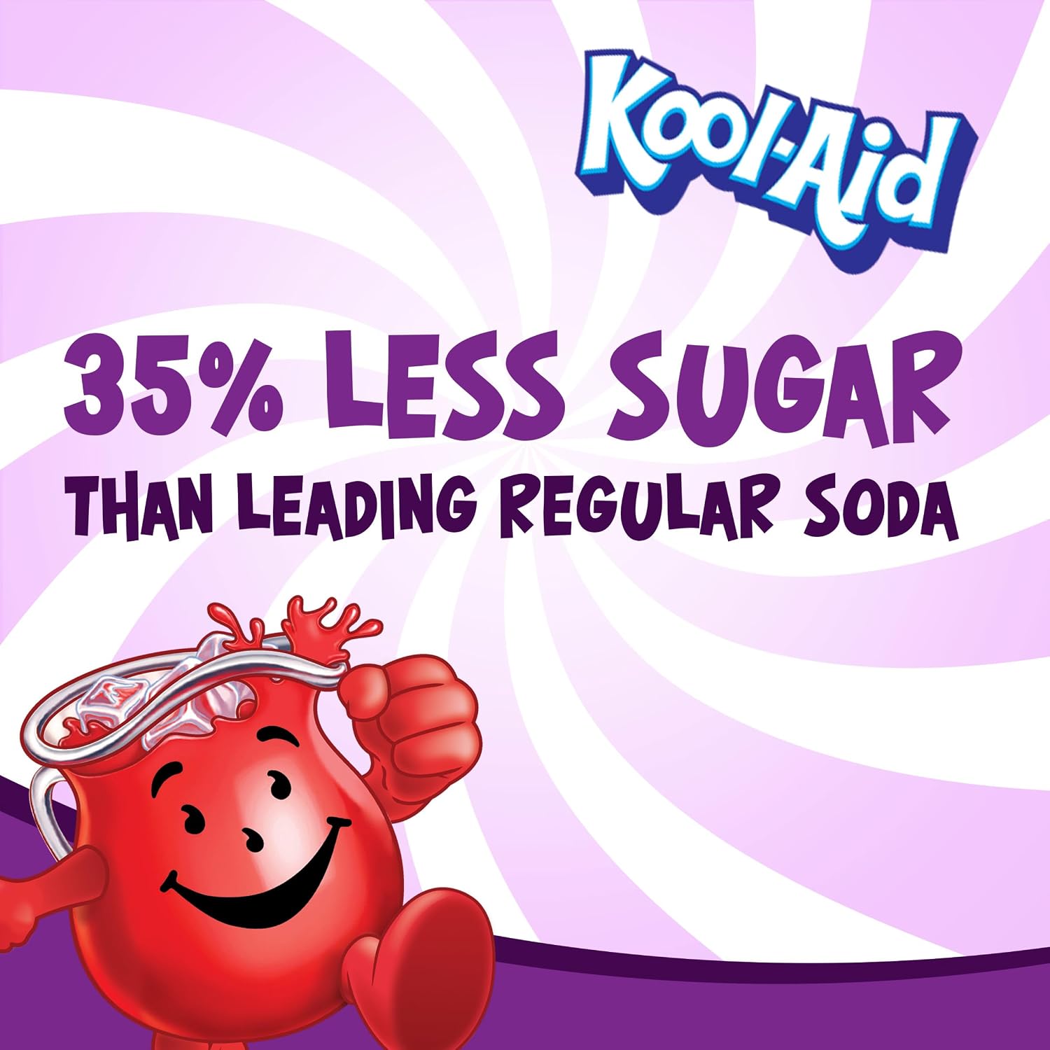 Kool-Aid Drink Mix, Tropical Punch, 19 oz | for Flavorful Hydration and Shareable Refreshment Good Source of Vitamin C, Caffeine Free Gluten Free