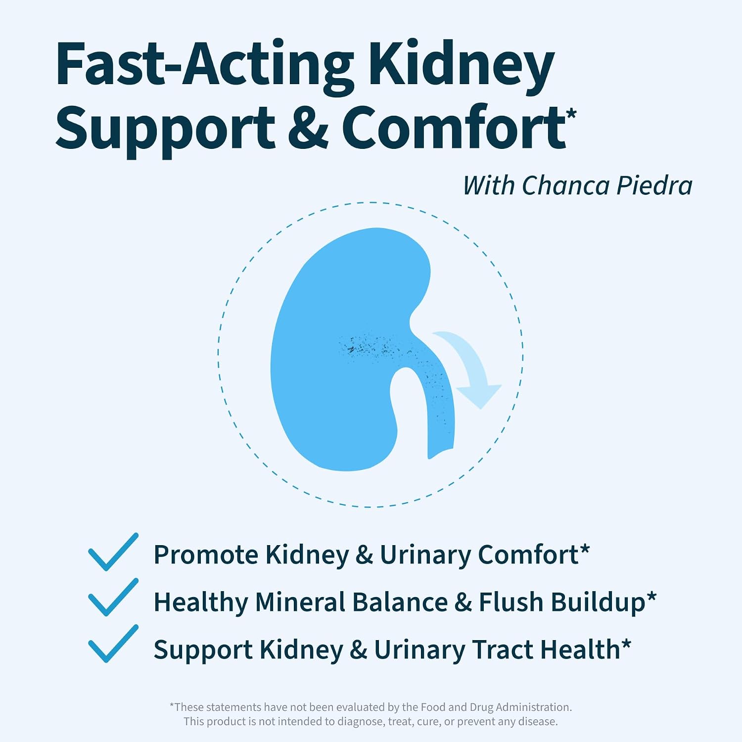 Kidney Cleanse - Premium Kidney Support Supplement with Chanca Piedra Stone Breaker - Supports Natural Cleansing & Urinary Tract Health - 60 Capsules