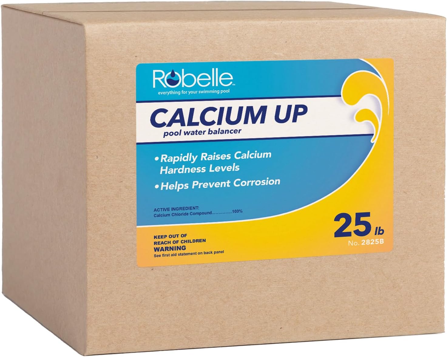 Robelle 8-Pounds Premium Pool Calcium Up | Pool Calcium Hardness Increaser, 100% Calcium Chloride, 8 ounces raises calcium hardness level 10 ppm per 5,000 gallons