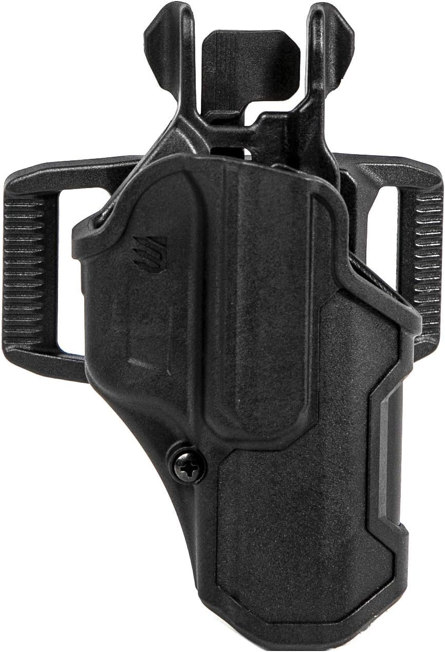 BLACKHAWK T-Series L2C Compact Holster , Black, Glock 17 Black RH