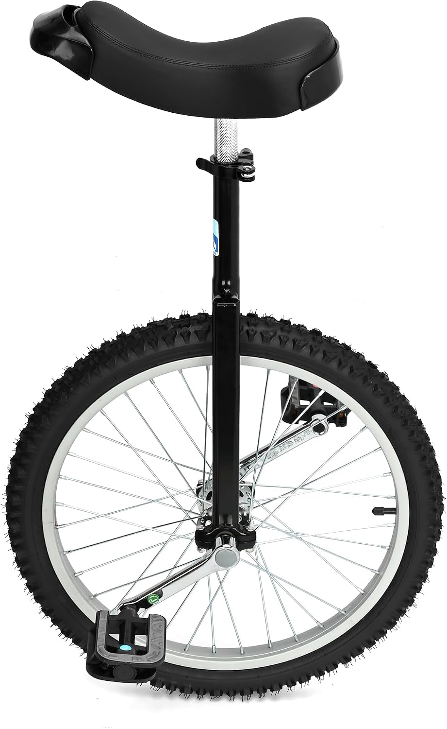 Nisorpa 20" Inch Unicycle Classic Black One Wheel Bike for Kids Adults
