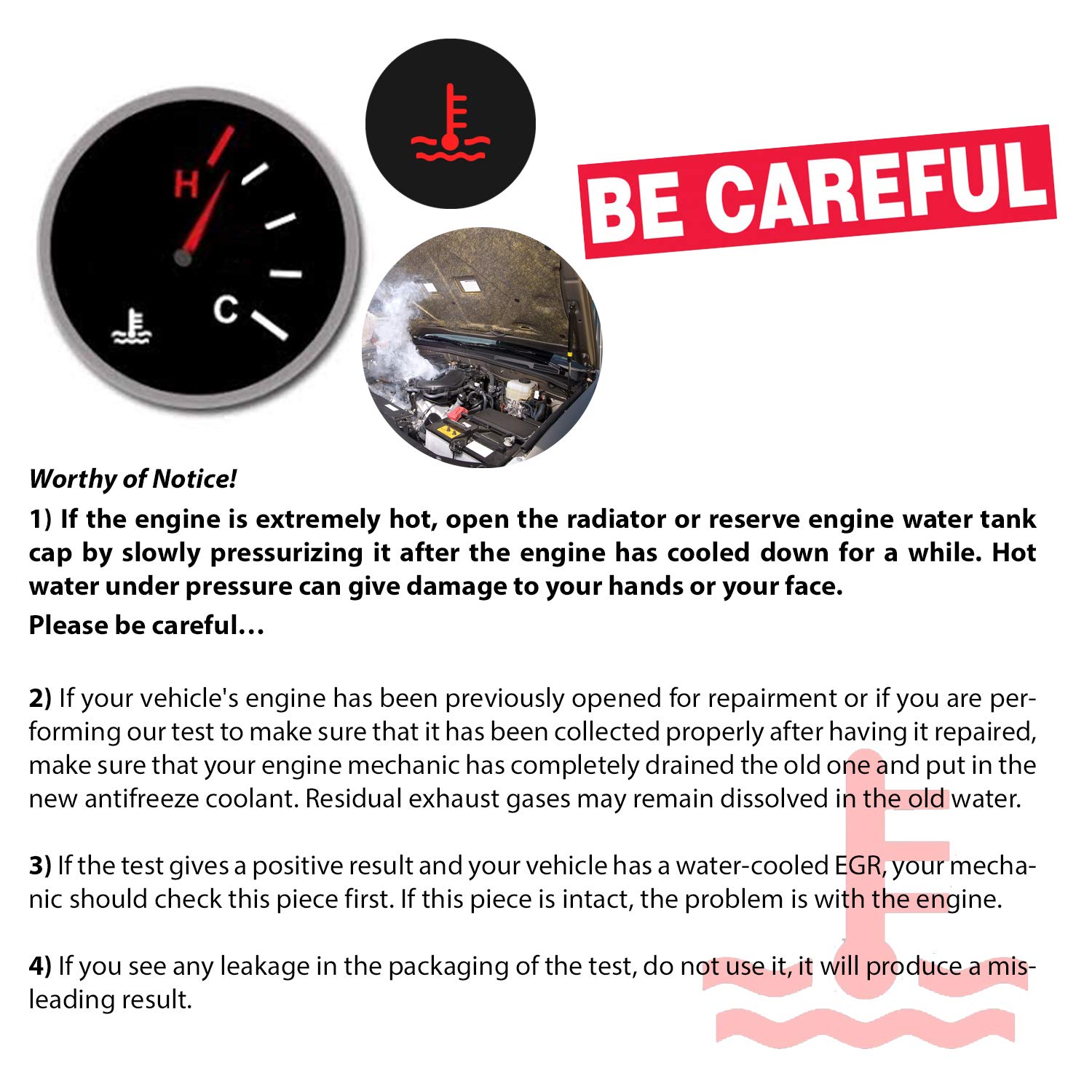 CS Engine Combustion Real-TIME Leak Tester - Cylinder Gasket CO2 Head Tester - Test While Driving - Petrol Diesel Gas - Engine Under Load Head