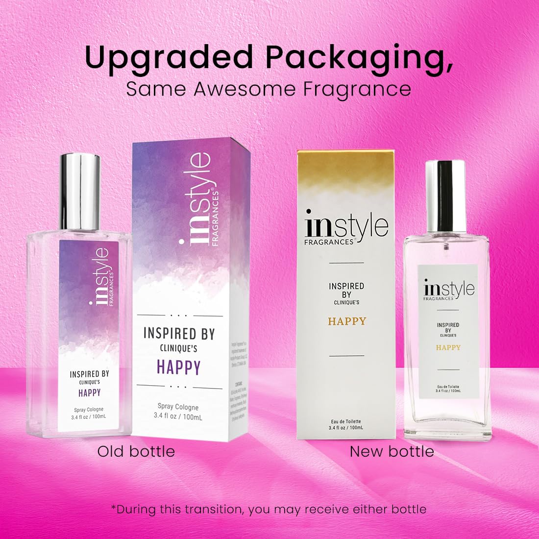 Instyle Fragrances | Inspired by Ralph Lauren's Romance | Women’s Eau de Toilette | Vegan, Paraben Free, Phthalate Free | Never Tested on Animals | 3.4 Fluid Ounces