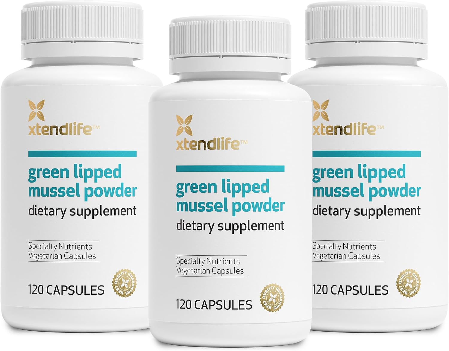 Xtendlife Green Lipped Mussel Supplement, 30 Day Supply | 2400mg Joint Support Formula with Omega‑3 Fatty Acids – New Zealand Sourced Mussel Powder for Mobility & Flexibility