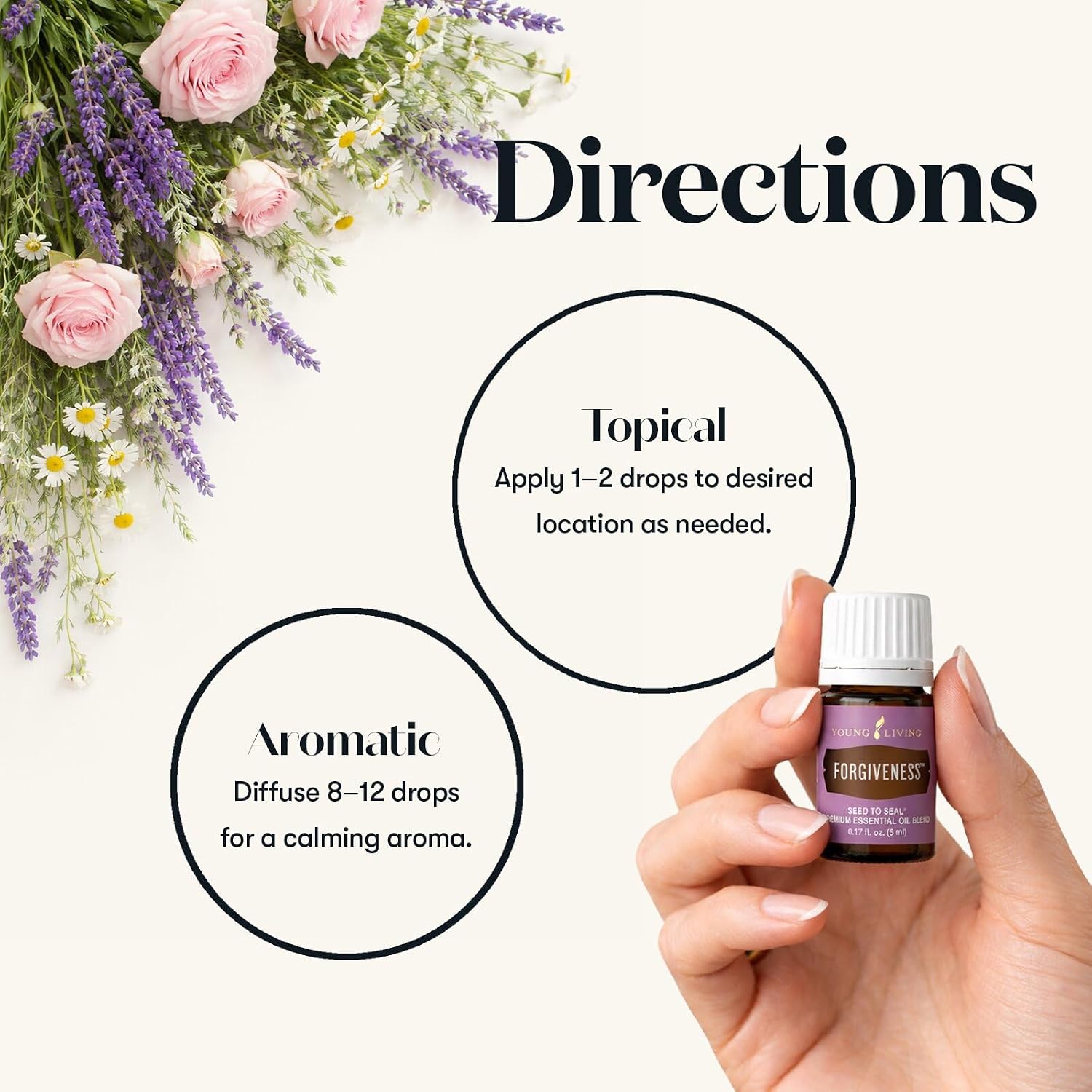 Young Living Thieves Vitality Essential Oil Blend | 5 ml | Warm Spicy Herbal Aroma for Diffusers, Massage & Aromatherapy | Clove, Lemon, Cinnamon, Eucalyptus & Rosemary Blend | Seed to Seal Quality
