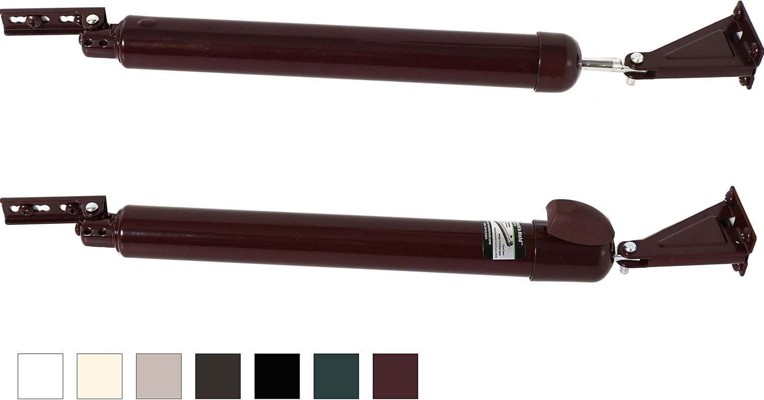 GREENSTAR Touch 'n Hold Smooth - Dual Door Closer System - Heavy Duty - for (Medium and Heavy Weight) Storm, Screen, & Security Doors - New Doors or Replacement for Previous Units (White)