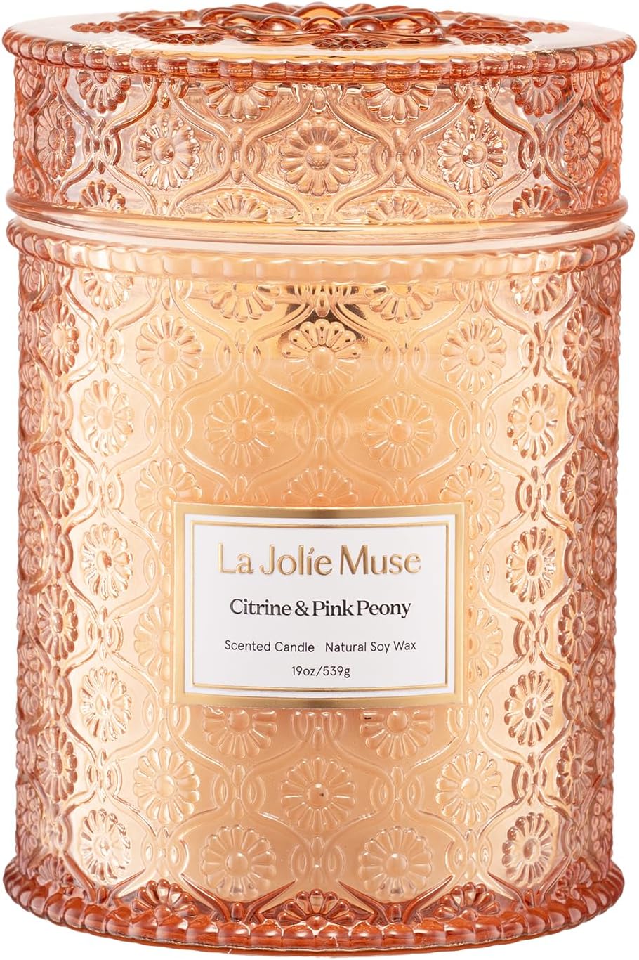 LA JOLIE MUSE Starlit Fir Pine Scented Candles for Home,19 oz Natural Soy