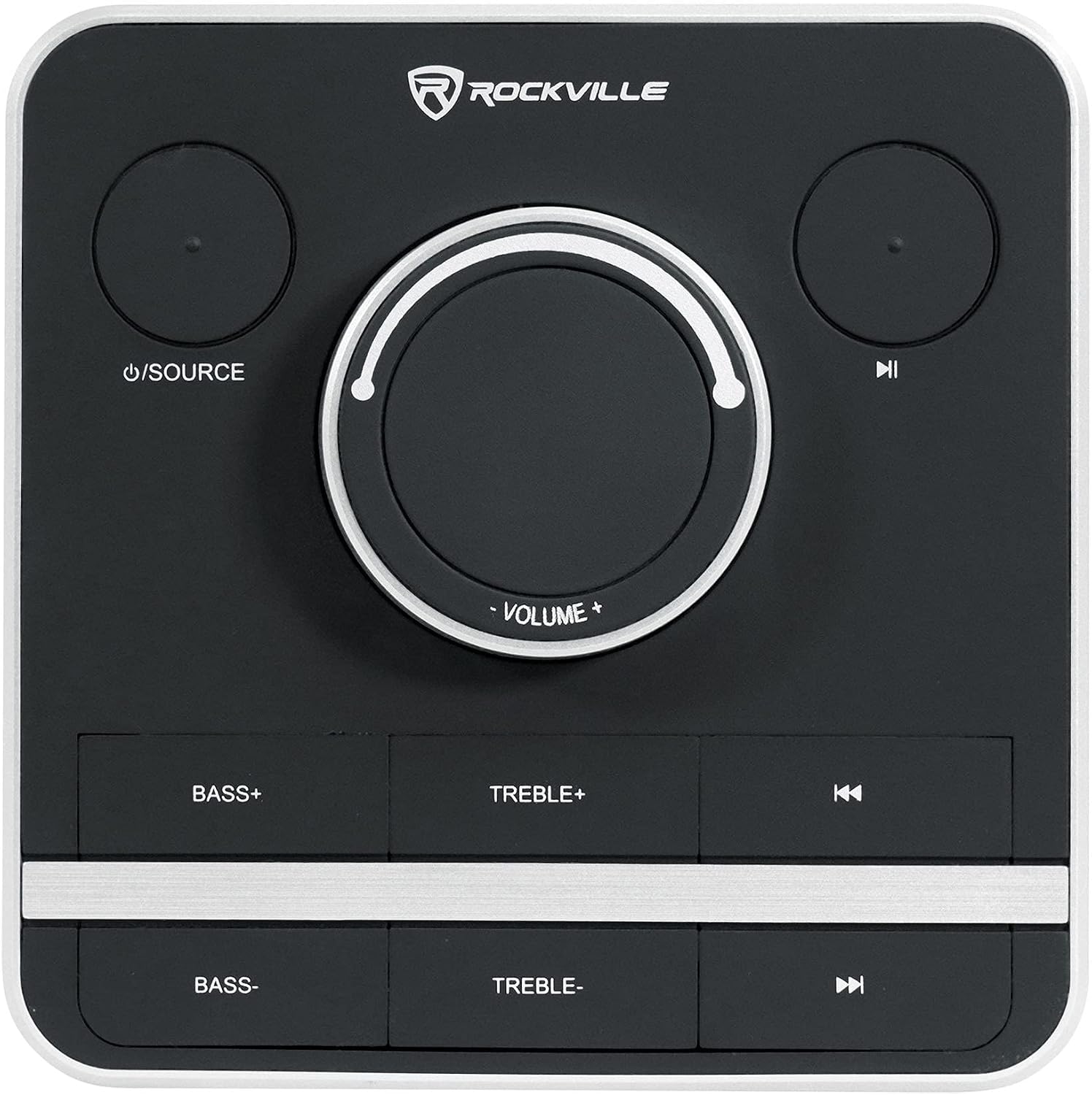 Rockville ONE-Tower Black Bluetooth Tower Speaker with HDMI/Optical/RCA