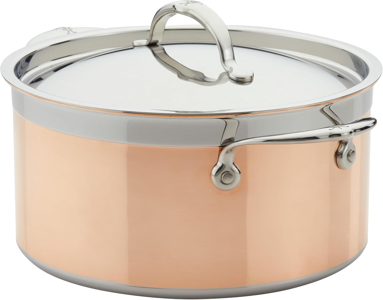 Hestan - CopperBond Collection - 100% Pure Copper Frying Pan, Induction Cooktop Compatible, 8.5-Inch