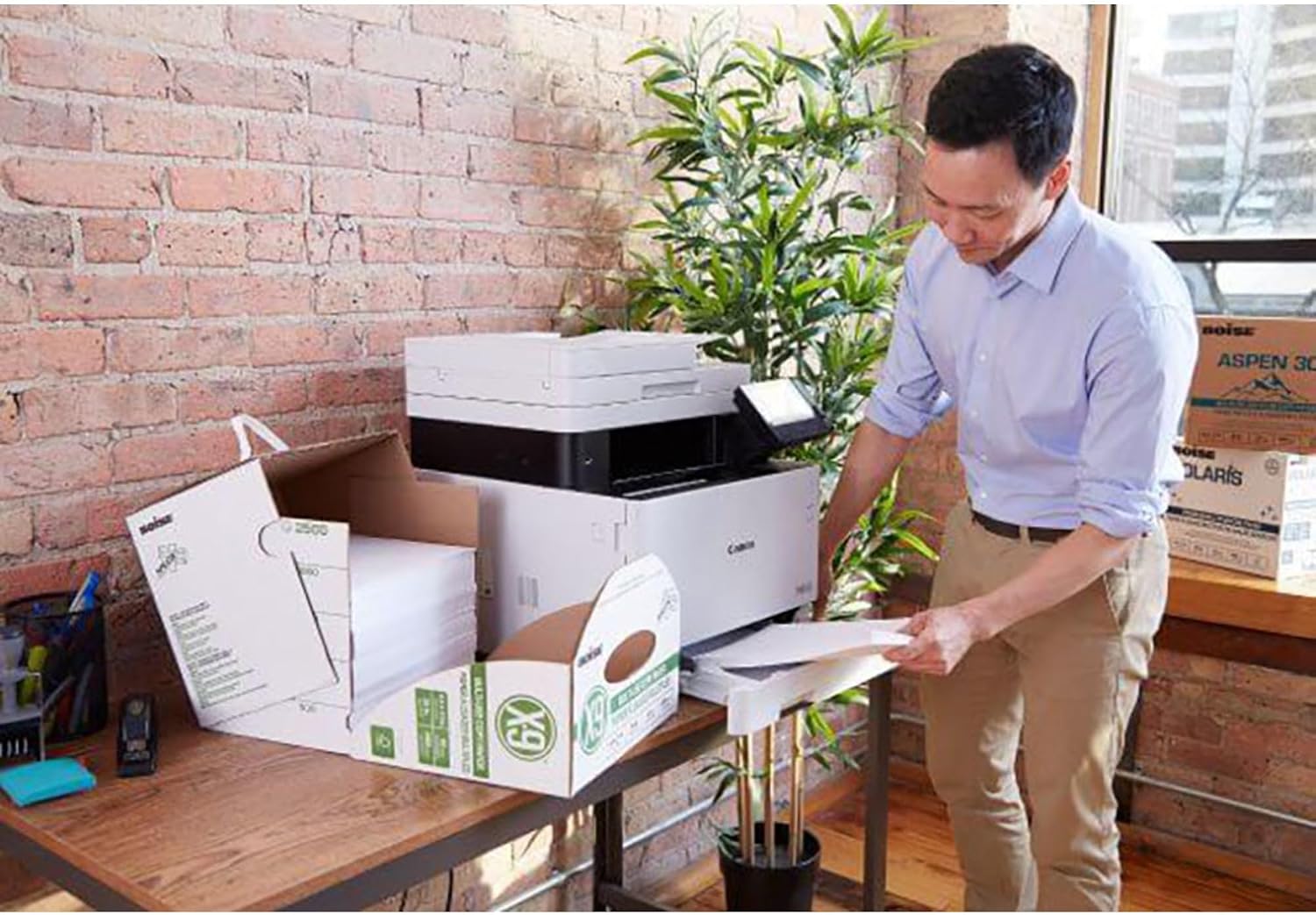Boise X-9 Multi-Use Printer & Copy Paper, 5 Reams, White, Ledger (11in x 17in), 2500 Sheets Per Case, 20 Lb, 92 Brightness