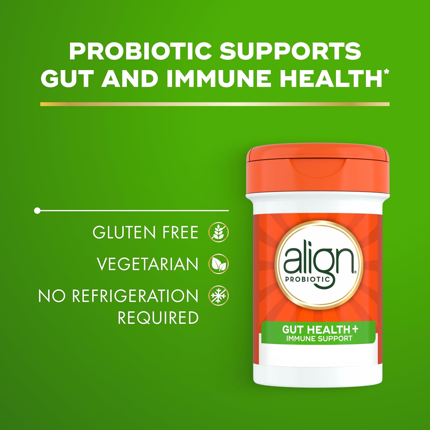 Align Probiotic, Gut Health + Immune Support Probiotic, Probiotics for Women and Men, Probiotics for Digestive Health and Immune Health