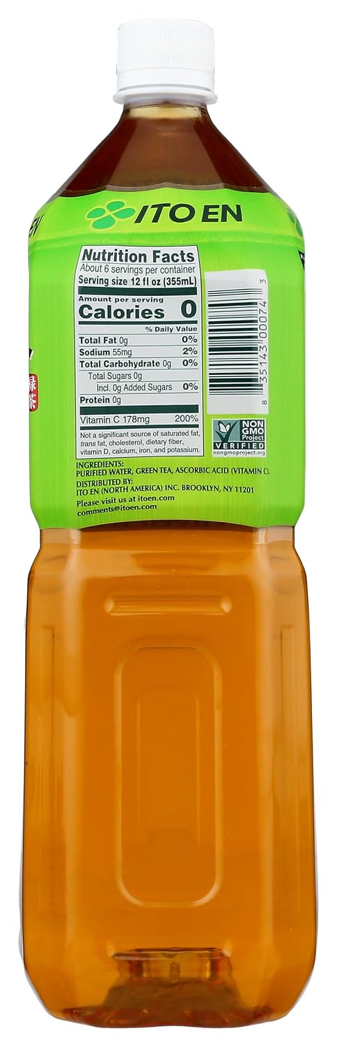 Ito En, Tea Green Japanese Oi Ocha Unsweetened, 16.9 Fl Oz