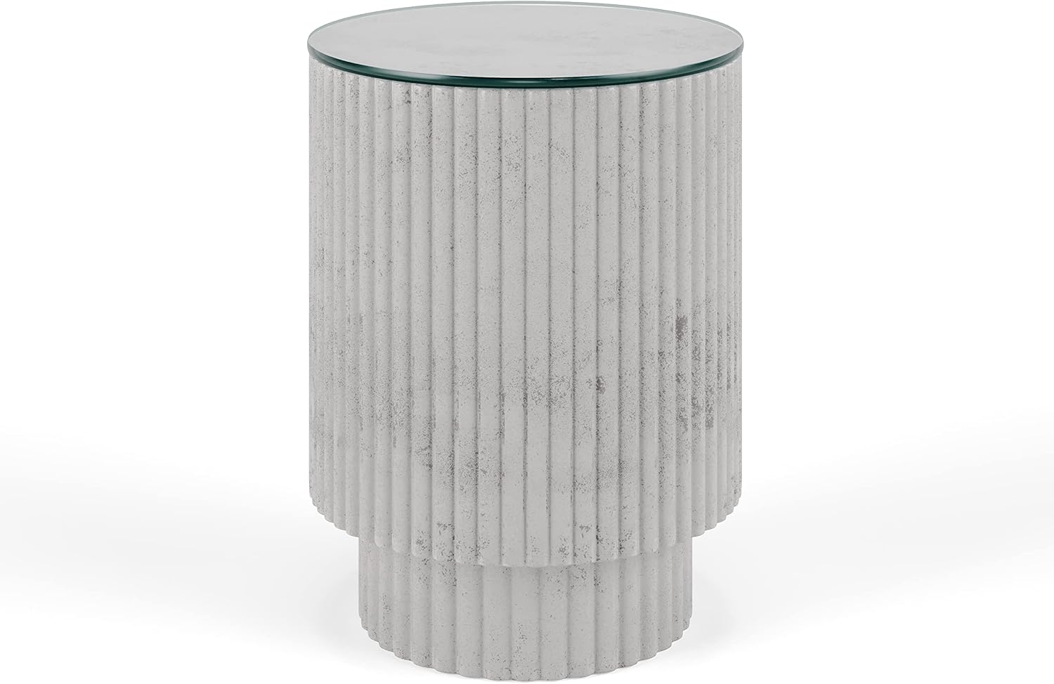 The Better Bevel 12 inch Round Glass Table Top - Clear Tempered Glass Surface Protector - Safe Pencil Polished Edge - Coffee, Dining and End Table