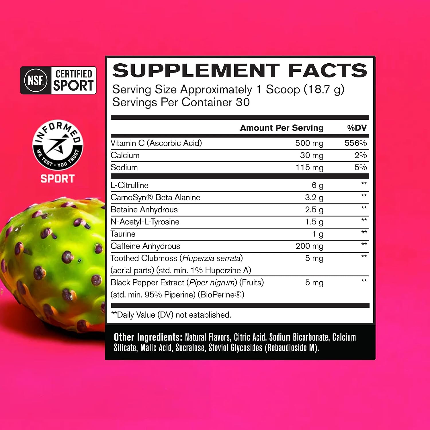 BARE PERFORMANCE NUTRITION BPN Flight Pre Workout, Supports Energy and Mental Focus, Improved Endurance & Muscle Pumps with CarnoSyn® Beta Alanine